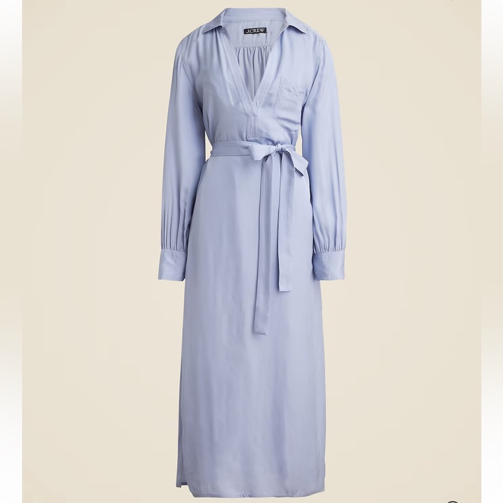 J. Crew Bungalow dress in drapey viscose twill